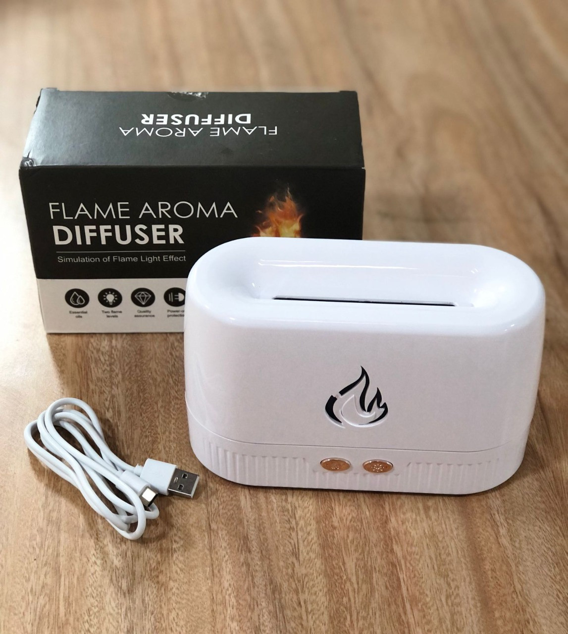 Humificador difusion de aroma tipo llama